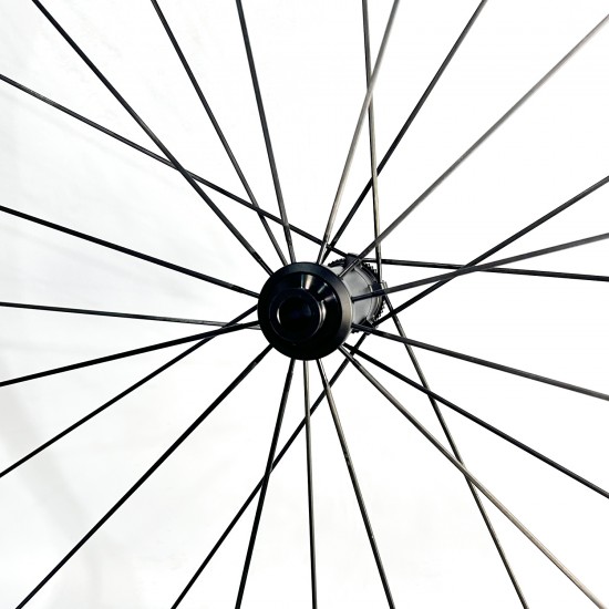 [Ultralight] 1289g 700C Front 47x40mm  Rear 57x40mm Disc Brake Carbon Gravel Tubeless Wheelset